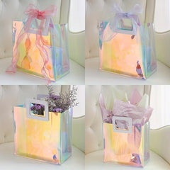 Laser Gift Handbag Multifunctional Storage Bag Lightweight Reusable