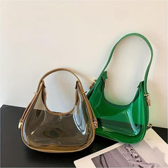 Clear Dumpling Underarm Jelly Bag Acrylic Shoulder Purse