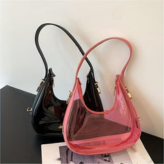 Clear Dumpling Underarm Jelly Bag Acrylic Shoulder Purse