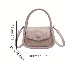 Canvas Crossbody Bag Mini Top Handle Shoulder Bag