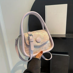 Canvas Crossbody Bag Mini Top Handle Shoulder Bag