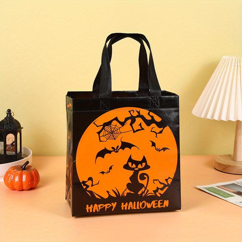 Halloween Non-woven Tote Bag Ghost Pumpkin Gift Handbag