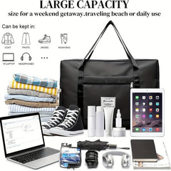 Large Capacity Duffle Bag Sports Fitness Gym Carry On Weekender Overnight
