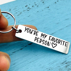 You're My Favorite A**hole Keychain Funny Gift
