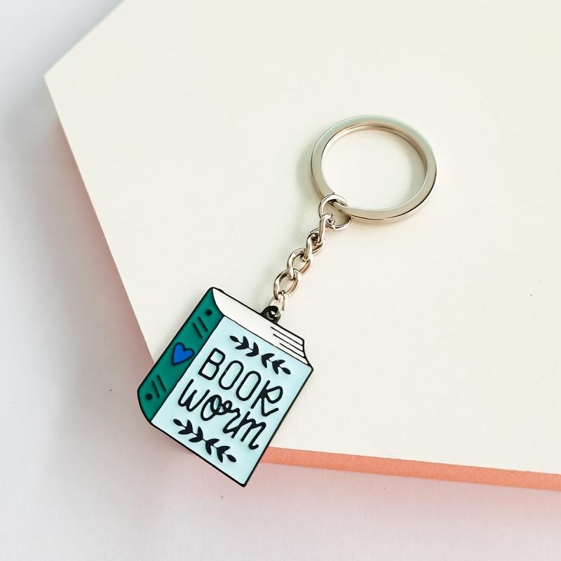 Cartoon Comic Book Key Chain Colorful Bag Charm 1pc