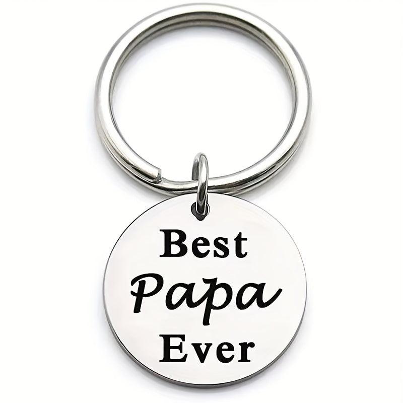 Stainless Steel Family Love Keychain Bag Accessory Gift for Mom