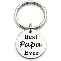 Stainless Steel Family Love Keychain Bag Accessory Gift for Mom