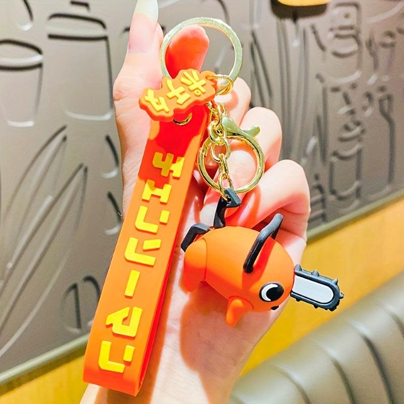 Anime Keychain Cartoon Charm Keyring Bag Accessory Phone Pendant Car Ornament