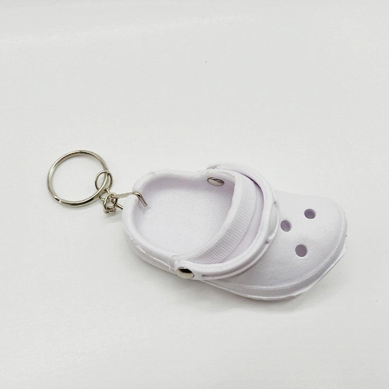 Cute Clogs Shoe Charms Keychain Pendant Sandal Decor for Kids Gift
