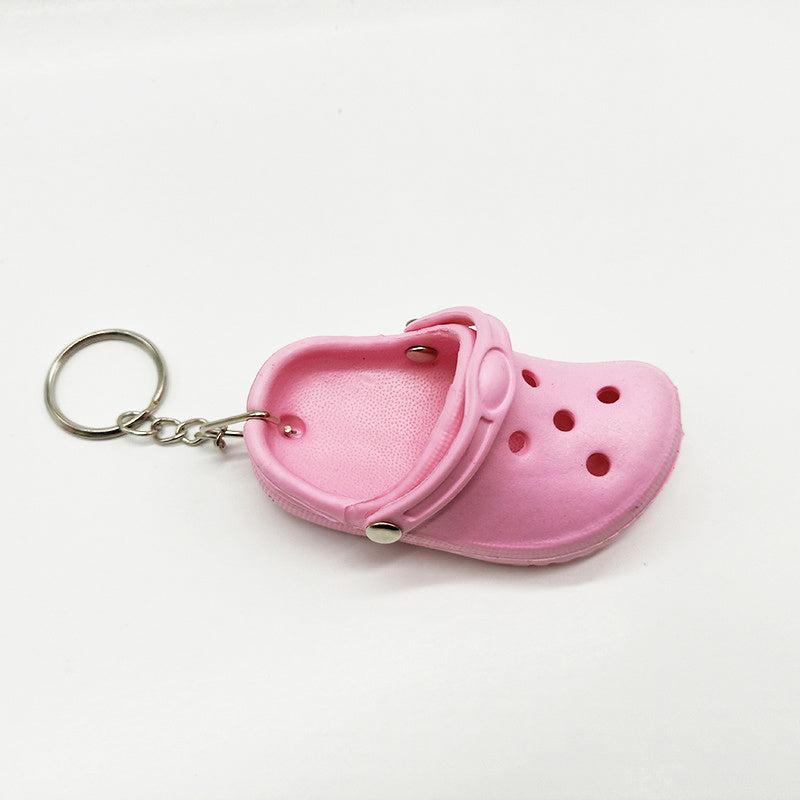Cute Clogs Shoe Charms Keychain Pendant Sandal Decor for Kids Gift