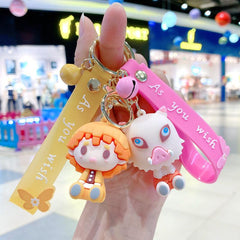 Cartoon Keychain Accessory Key Ring Key Wallet Backpack Pendant For Girls