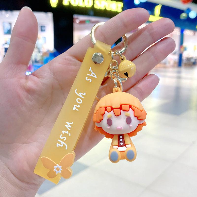 Cartoon Keychain Accessory Key Ring Key Wallet Backpack Pendant For Girls