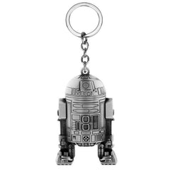Cartoon Spaceship Metal Keychain Alloy Key Ring Backpack Pants Accessories