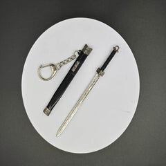 Ancient Famous Sword Metal Weapon Toy Key Chain Pendant