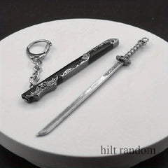 Ancient Famous Sword Metal Weapon Toy Key Chain Pendant