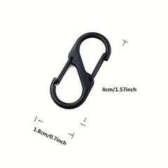 S Spring Buckle Keychain Pendant for Men