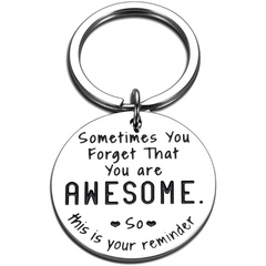 Mens Funny Inspirational Keychain BFF Graduation Gift