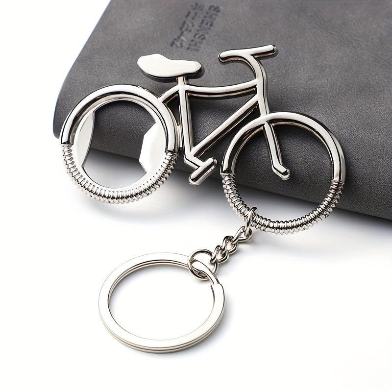 Metal Beer Bicycle Key Rings Opener Ret...