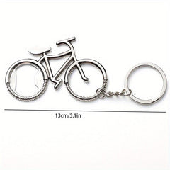 Metal Beer Bicycle Key Rings Opener Ret...