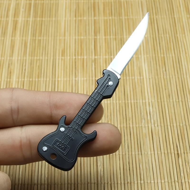Portable Mini Folding Guitar Keychain with Bass Handle