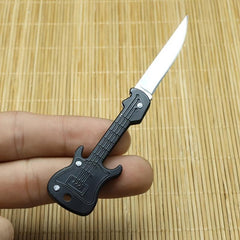 Portable Mini Folding Guitar Keychain with Bass Handle