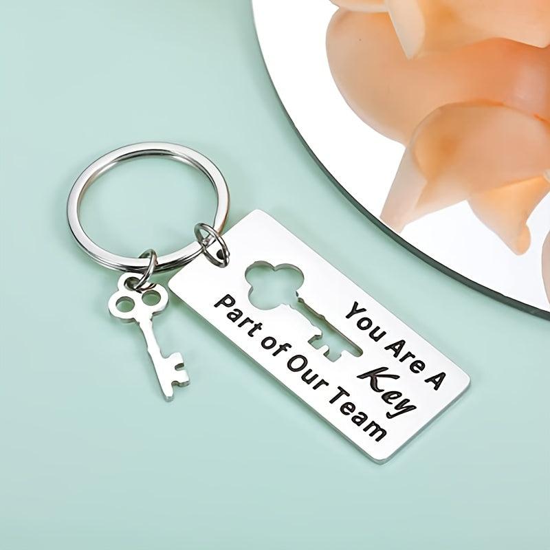 Thank You Coworker Keychain For Men - Appreciation Gift For Retirement