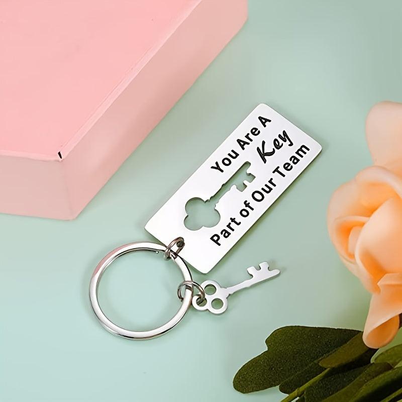 Thank You Coworker Keychain For Men - Appreciation Gift For Retirement