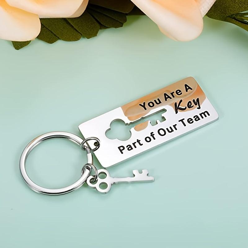 Thank You Coworker Keychain For Men - Appreciation Gift For Retirement