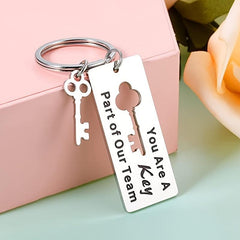 Thank You Coworker Keychain For Men - Appreciation Gift For Retirement