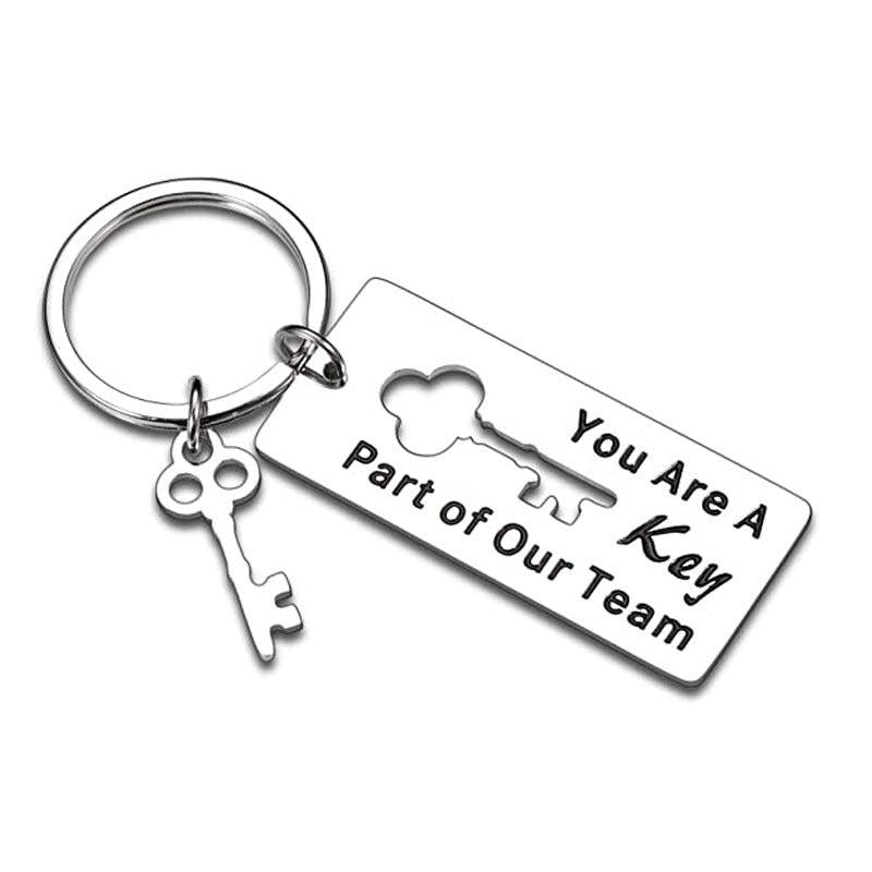 Thank You Coworker Keychain For Men - Appreciation Gift For Retirement