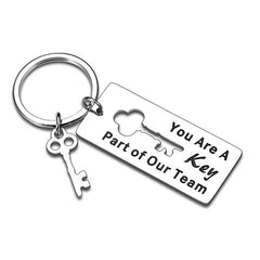 Thank You Coworker Keychain For Men - Appreciation Gift For Retirement