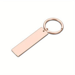 Personalized Stainless Steel Love Key Chain Engraved Name Tag