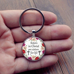 Christian Sister Keychain Birthday Gift For Adult