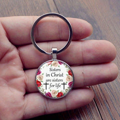 Christian Sister Keychain Birthday Gift For Adult