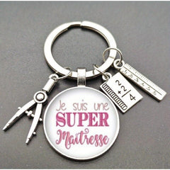 Teacher Gift Pendant Keychain For Men Graduation Season Gift
