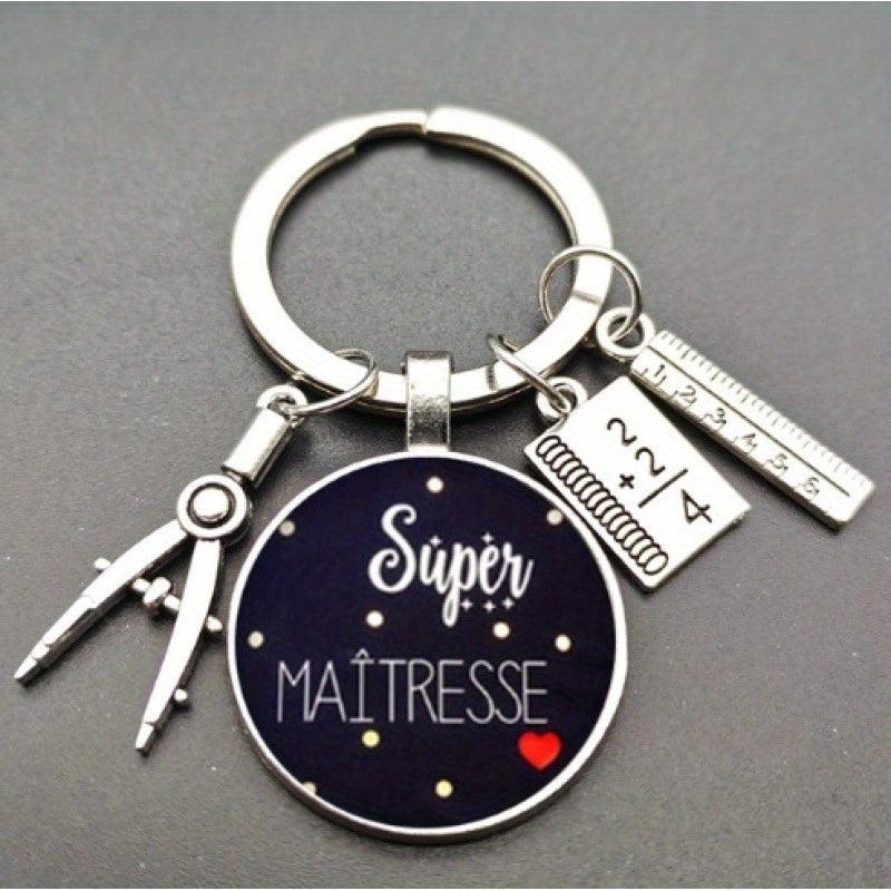 Teacher Gift Pendant Keychain For Men Graduation Season Gift