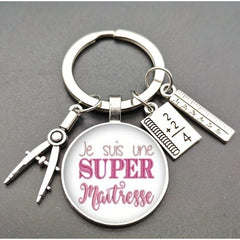 Teacher Gift Pendant Keychain For Men Graduation Season Gift