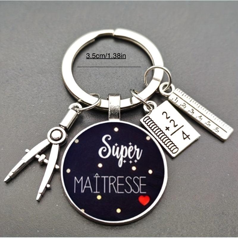 Teacher Gift Pendant Keychain For Men Graduation Season Gift