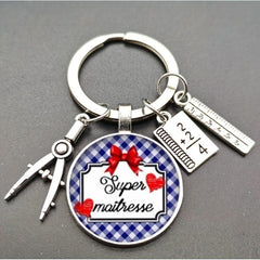 Teacher Gift Pendant Keychain For Men Graduation Season Gift