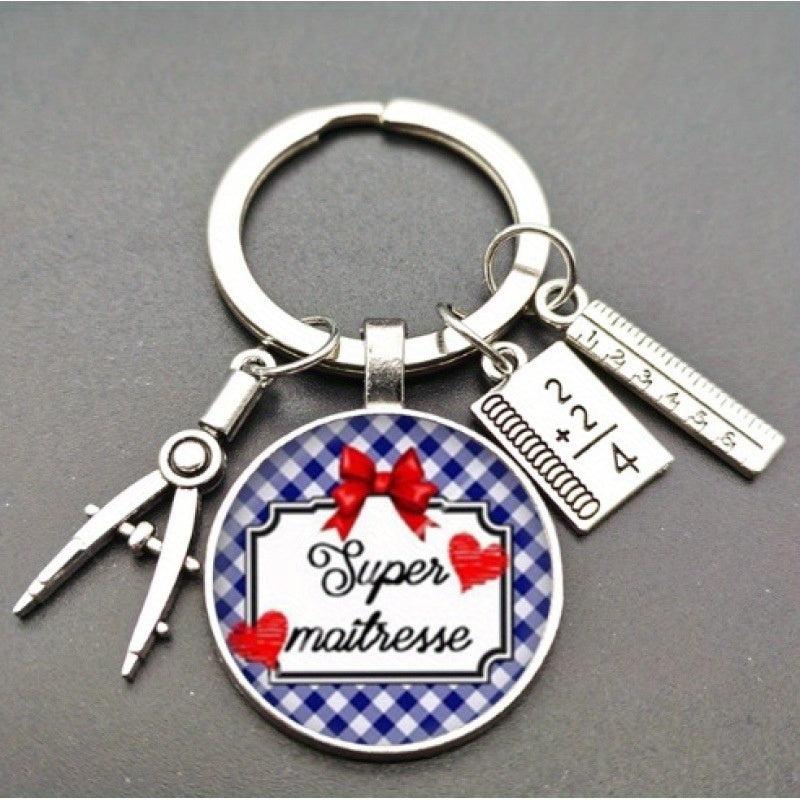 Teacher Gift Pendant Keychain For Men Graduation Season Gift