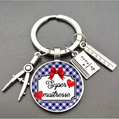 Teacher Gift Pendant Keychain For Men Graduation Season Gift