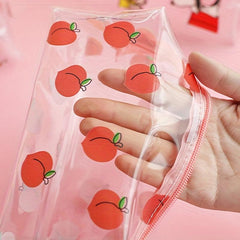 Makeup Pencil Storage Bag Zipper Waterproof Cosmetic Bag
