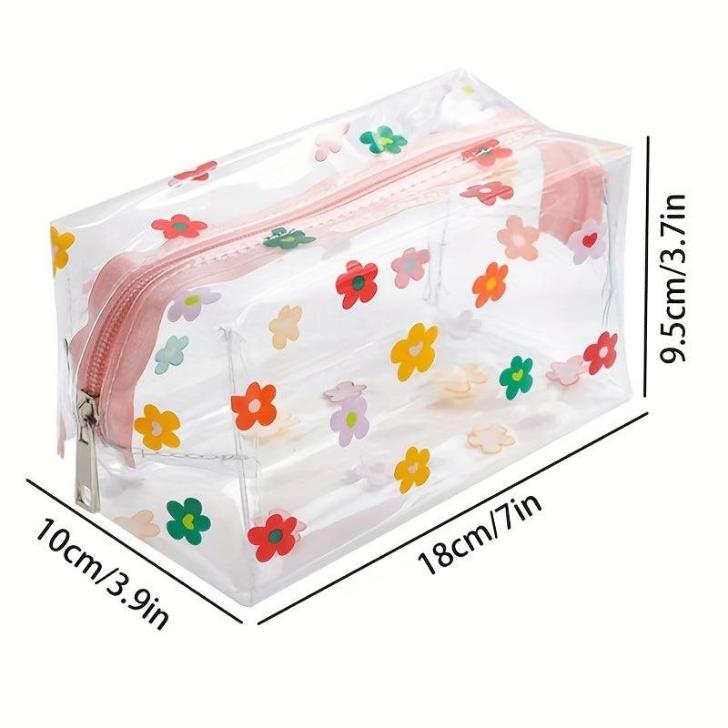 Makeup Pencil Storage Bag Zipper Waterproof Cosmetic Bag
