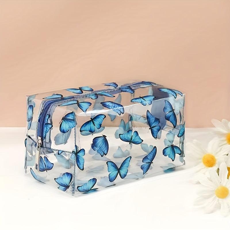 Makeup Pencil Storage Bag Zipper Waterproof Cosmetic Bag