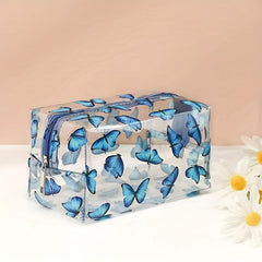 Makeup Pencil Storage Bag Zipper Waterproof Cosmetic Bag