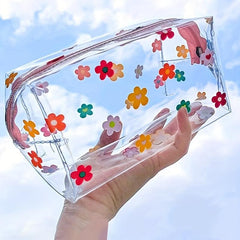 Makeup Pencil Storage Bag Zipper Waterproof Cosmetic Bag
