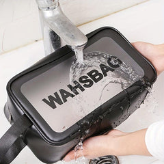 Transparent PVC Cosmetic Bag Waterproof Travel Toiletry Wash Bag