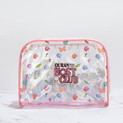 Anime Pattern Clear Zipper Cosmetic Bag for Travel Toiletries