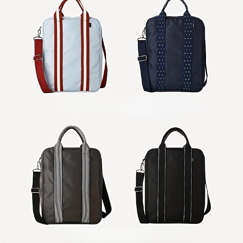 Hangable Nylon Travel Bag Large Capacity Portable Shoulder Crossbody Bag