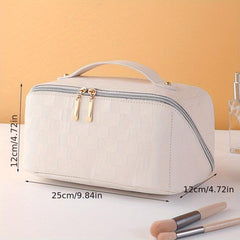 Checkerboard Pattern Makeup Bag Zipper Cosmetic Bag Travel Storage Bag
